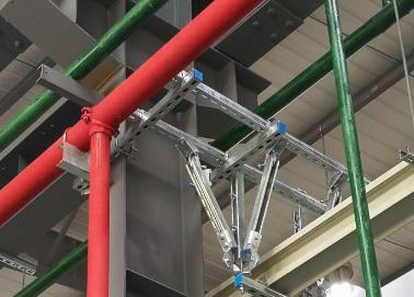 谯城该抗震支架的整体式支吊架结构协调性好